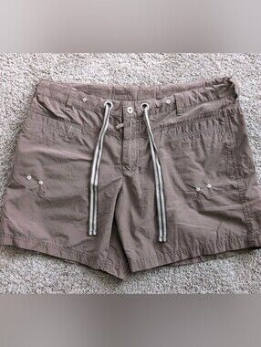 Columbia Women’s Taupe Drawstring Utility Shorts